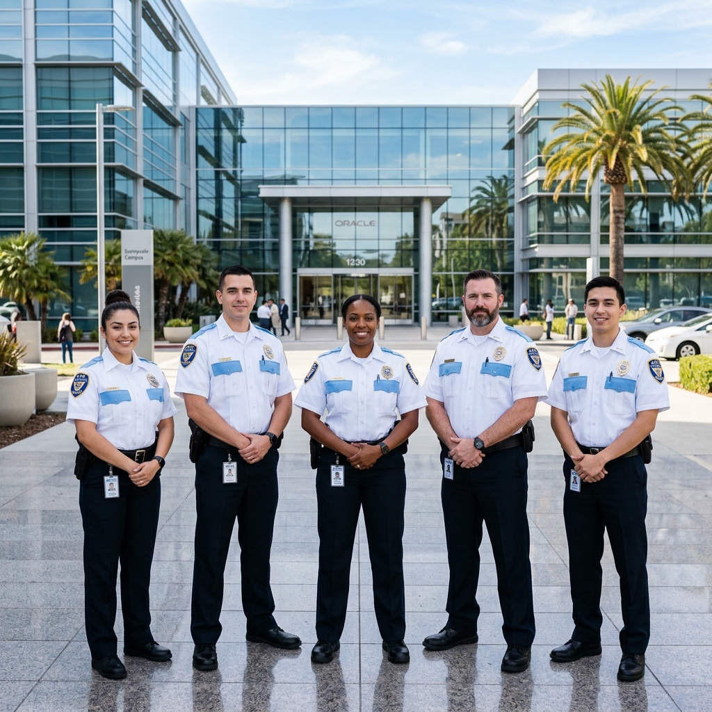 AFK Security Guards standing in line - joining the team